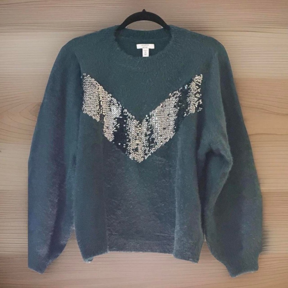 Cara Santana x Nine West green sequin sweater Size 1X